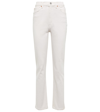 Re/done 70s High-rise Straight-leg Jeans In Vintage White