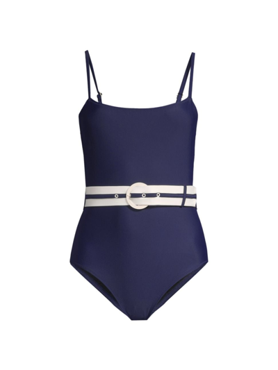 Solid & Striped The Nina One-piece Swimsuit In Navy