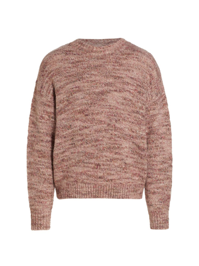 Isabel Marant Long Sleeve Crewneck Sweater In Pink