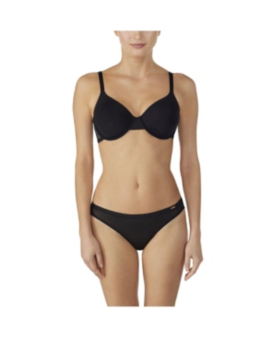 Le Mystere Women's Second Skin Back Smoothing Bra In Black