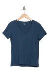 Madewell V-neck Short Sleeve T-shirt In Deep Shadow