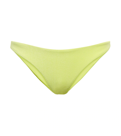 Jade Swim Most Wanted Terry Bikini Bottoms In Citrine Terry