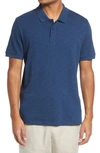 Vince Classic Regular Fit Polo In Country Blue