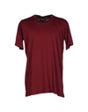 Numero 00 T-shirts In Maroon