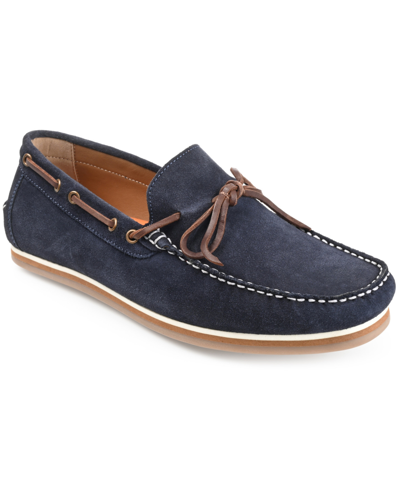 Thomas & Vine Men's Sadler Moccasin Loafers Men's Shoes In Navy