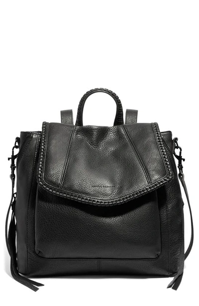 Aimee Kestenberg All For Love Convertible Leather Backpack In Black W/ Black