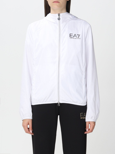 Ea7 Jacket In White