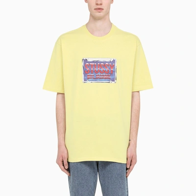 Stussy Yellow T-shirt With Print
