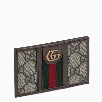 Gucci Gg Fabric Ophidia Credit Card Holder