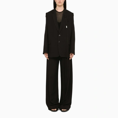 Ann Demeulemeester Berlinde Black Single-breasted Jacket