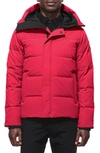 Canada Goose 'macmillan' Slim Fit Hooded Parka In Red