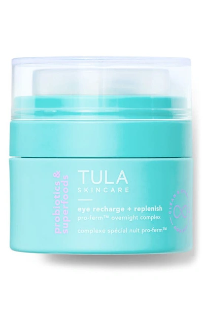 Tula Skincare Eye Recharge + Replenish Pro-ferm Overnight Eye Cream With Bakuchiol And Peptides .5 oz / 15 ml