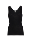 Totême Relaxed-fit Silk And Cashmere-blend Top In Black