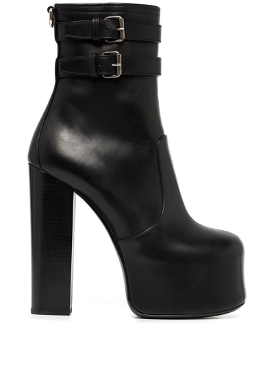 Saint Laurent High-heel Platform Pumps In Black