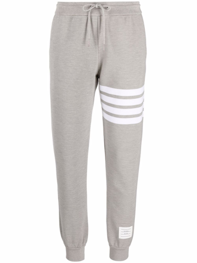 Thom Browne 4-bar Stripe Track Trousers In Grey