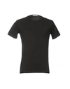 Grey Daniele Alessandrini T-shirt In Black
