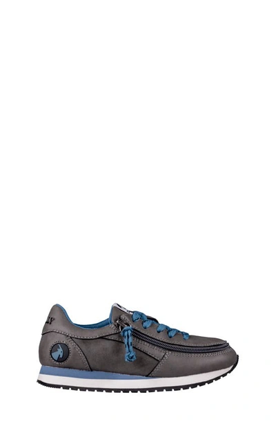 Billy Footwear Kids' Jogger Sneaker In Grey/ Blue
