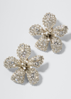 Oscar De La Renta Flora Magnifica Earrings In Crystal