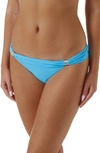 Melissa Odabash Grenada Printed Bikini Bottoms In Blue