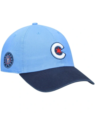 47 Brand Men's ' Light Blue Chicago Cubs City Connect Clean Up Adjustable Hat