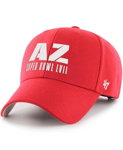 47 Brand Men's ' Red Super Bowl Lvii Mvp Script Adjustable Hat