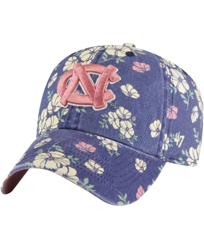 47 Brand Women's ' Navy North Carolina Tar Heels Primrose Clean Up Adjustable Hat