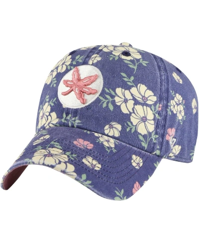 47 Brand Women's ' Navy Ohio State Buckeyes Primrose Clean Up Adjustable Hat