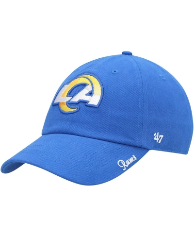 47 Brand Women's ' Royal Los Angeles Rams Miata Clean Up Primary Adjustable Hat