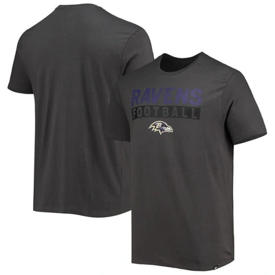 47 ' Charcoal Baltimore Ravens Dark Ops Super Rival T-shirt