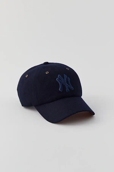 47 New York Yankees Tonal Logo Hat In Navy, Men's At Urban Outfitters In Blue