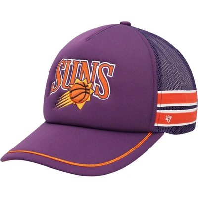 47 ' Purple Phoenix Suns Sidebrand Stripes Trucker Adjustable Hat