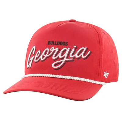 47 ' Red Georgia Bulldogs Fairway Hitch Adjustable Hat