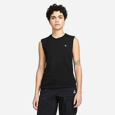 Nike Women's  Acg Dri-fit Adv "goat Rocks" Sleeveless Tank Top In Black