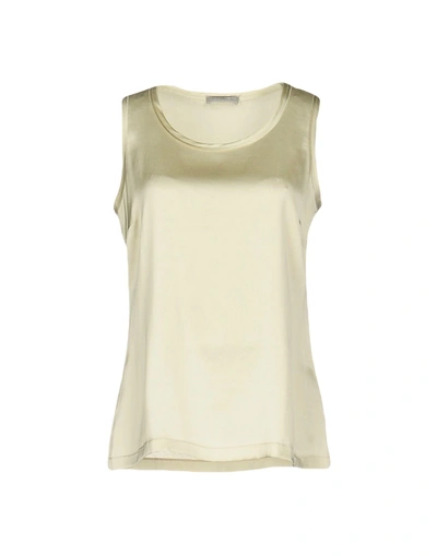 Le Tricot Perugia Top In Light Grey