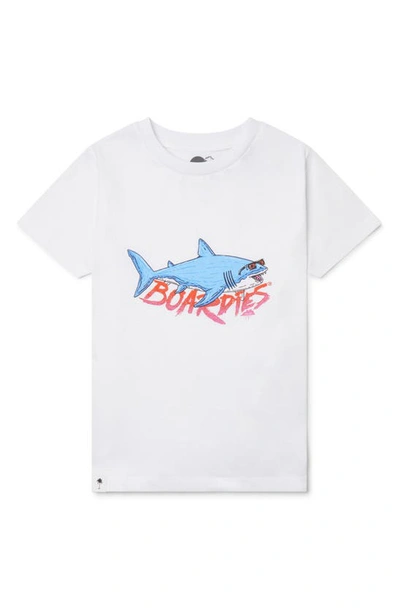 Boardies Kids' Graphic-print Cotton-jersey T-shirt 3-11 Years In White