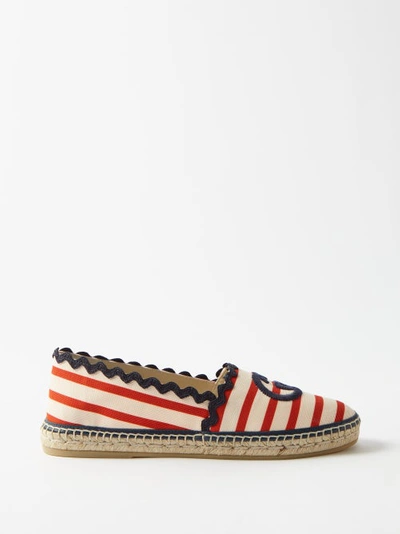 Gucci 20mm Sweia Cotton Canvas Espadrilles In Multicolor