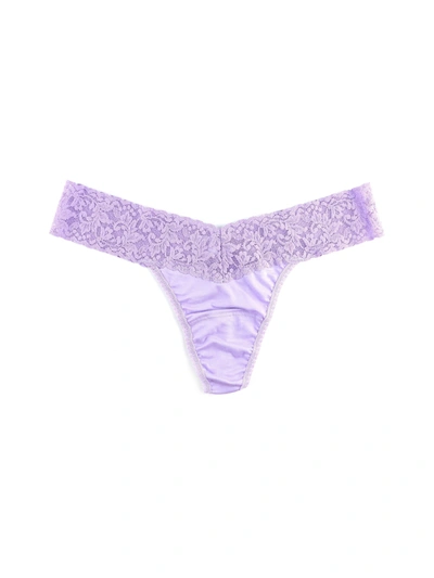 Hanky Panky Supima Cotton Low Rise Thong In French Lavender
