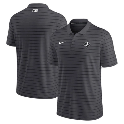 Nike Charcoal Chicago White Sox Authentic Collection 2022 City Connect Striped Performance Polo