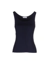 Le Tricot Perugia Tank Top In Dark Blue