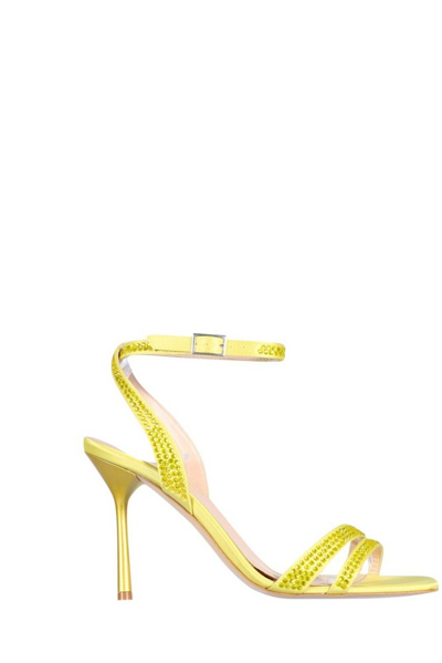 Leonie Hanne X Liu Jo "camelia" Sandals In Yellow