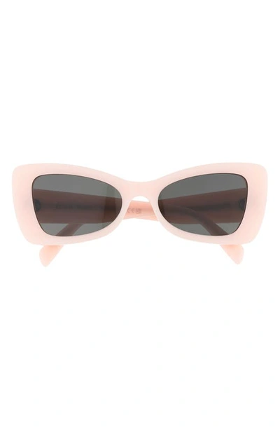 Celine Bold 3 Dots 54mm Butterfly Sunglasses In Pink