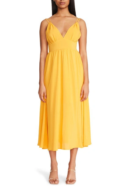Bb Dakota By Steve Madden Challi Midi Dress In Sunflower Yellow