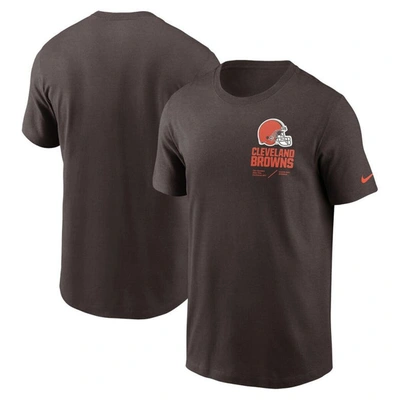 Nike Men's Dri-fit Lockup Team Issue (nfl Cleveland Browns) T-shirt