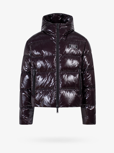 Dsquared2 Db Face Hood Puffer Jacket In Black | ModeSens
