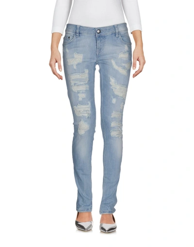 Carolina Wyser Denim Pants In Blue