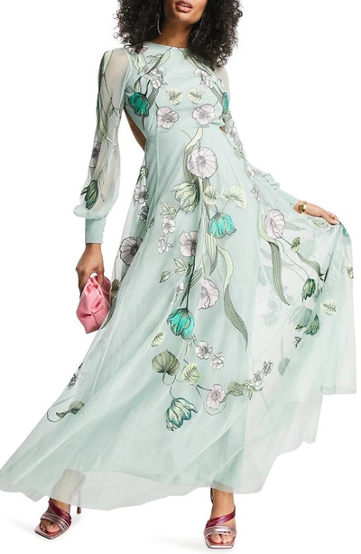white long sleeve button up dress Tanya Buttoned Maxi / | MESHKI Color:Pink Blossom WHY CHOOSE US Ash & Erie Blue JULIANA LONG SLEEVE
