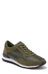 English Laundry Kenneth Leather Perforated Sneaker In Army