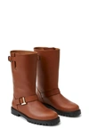 Lafayette 148 Jordan Moto Leather Boot In Copper