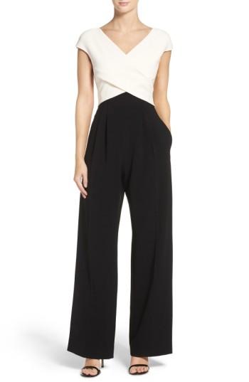 eliza j cap sleeve jumpsuit