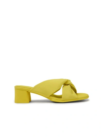 Camper Katie  Sandals In Recycled Polyester In Yellow